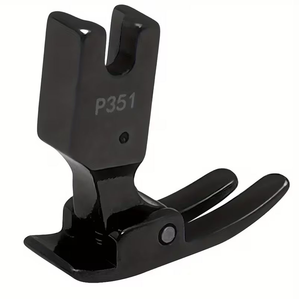 Textile Sewing Machine - P351 Calcador de Aço Preto Antiestático