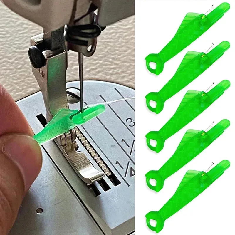 Needle Threader Tool - 10/20/30 Peças Enfiador Automático de Agulhas