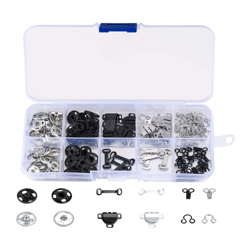 Hook Eye Fastener - Kit de 100 Peças de Ganchos