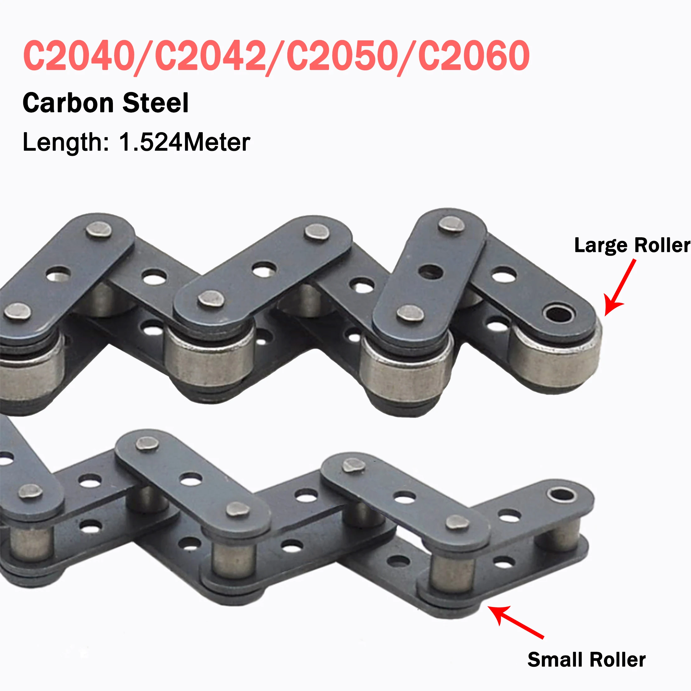 Seam Gauge Metal - Corrente de rolo de passo duplo