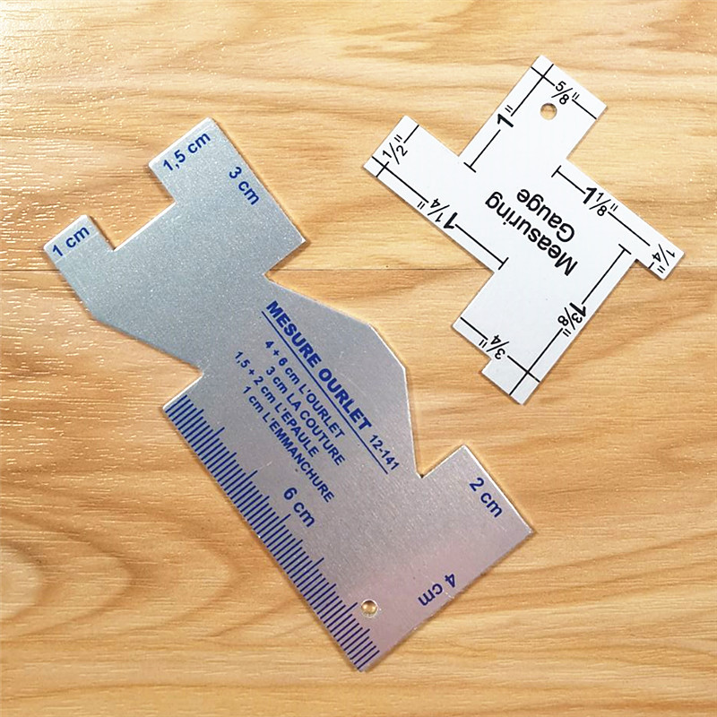 Seam Gauge Metal - Medidor de medição de costura de