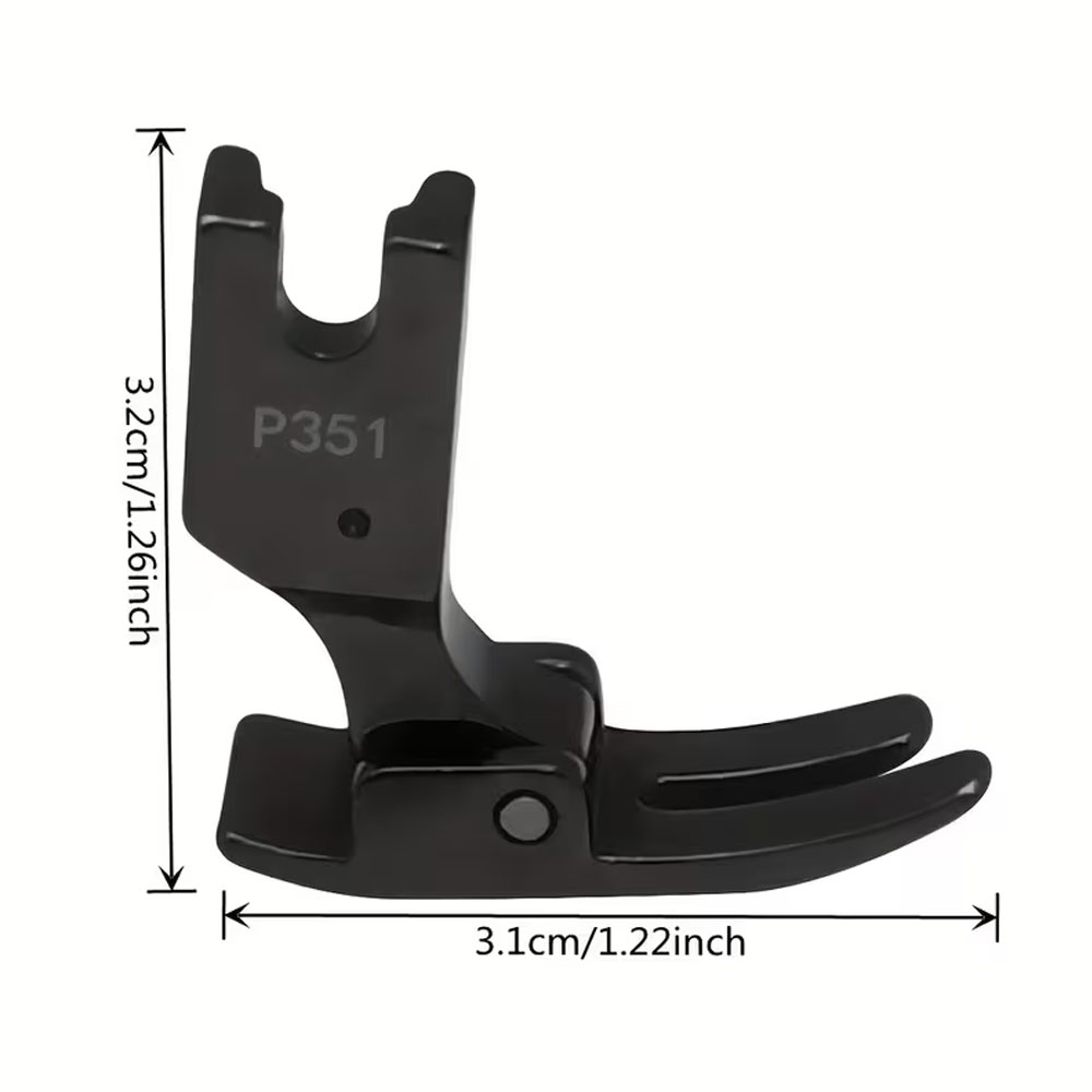 P351 Calcador de Aço Preto Ant - Textile Sewing Machine avaliação e preço