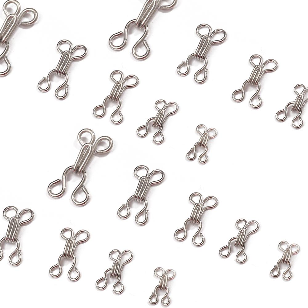 48 peças fivela de metal botão - Hook Eye Fastener avaliação e preço