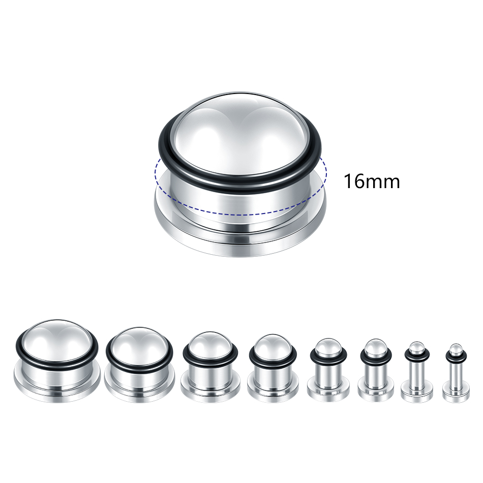1 par de aço inoxidável túnel  - Seam Gauge Metal avaliação e preço
