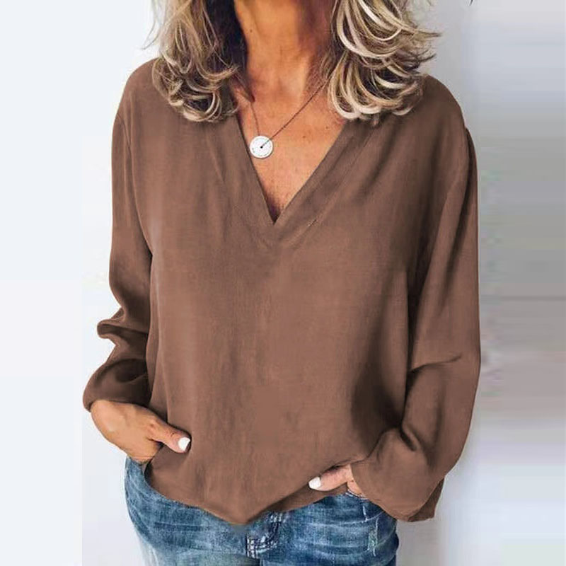 Camisa de costura feminina cos - Sewing V avaliação e preço