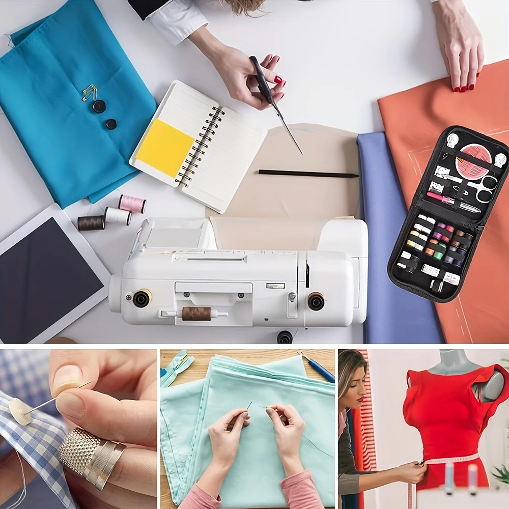 67/128 peças kit de costura co - Sewing Thread Production avaliação e preço