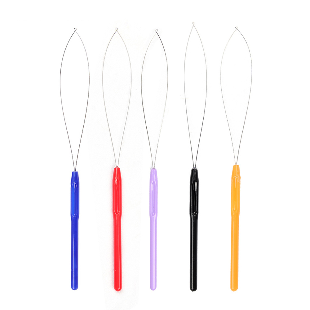 5 pçs extensão do cabelo loop  - Needle Threader Tool avaliação e preço