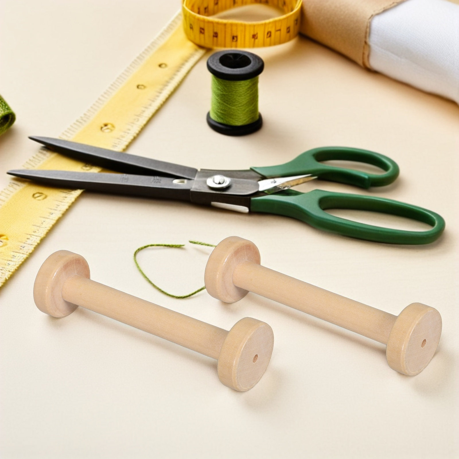 5 Peças de Bobinas de Madeira  - Sewing And Textile avaliação e preço