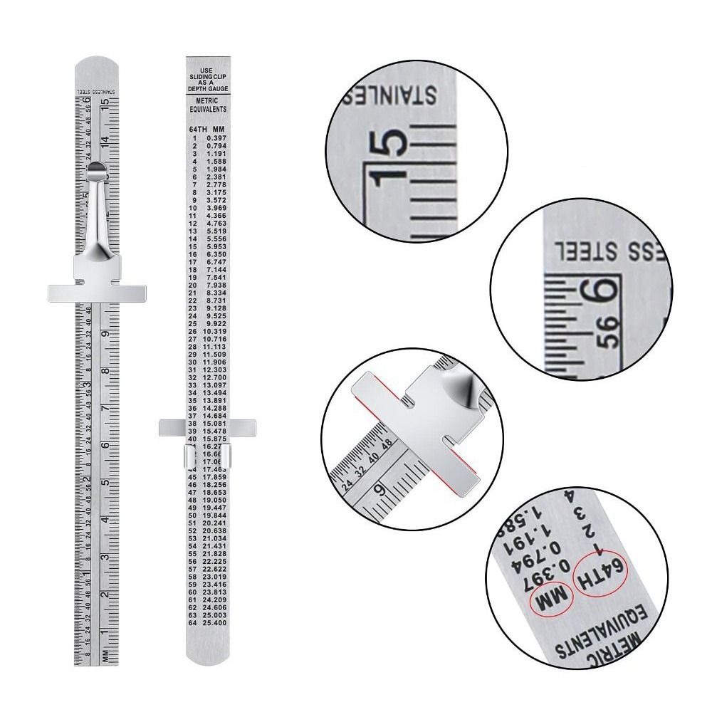 Régua de Bolso Destacável de A - Seam Gauge Metal avaliação e preço
