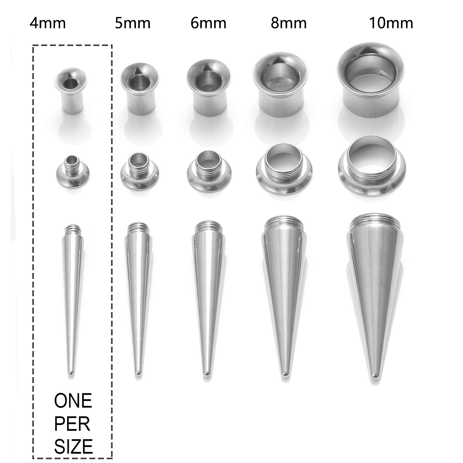 Aço inoxidável Screw-Fit Inter - Seam Gauge Metal avaliação e preço