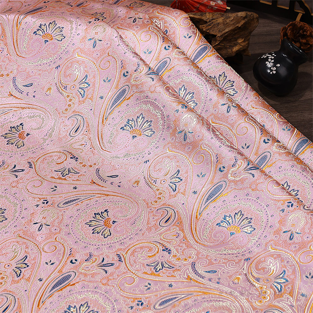 Tecido Jacquard Brocado com Pa - Sewing And Textile avaliação e preço