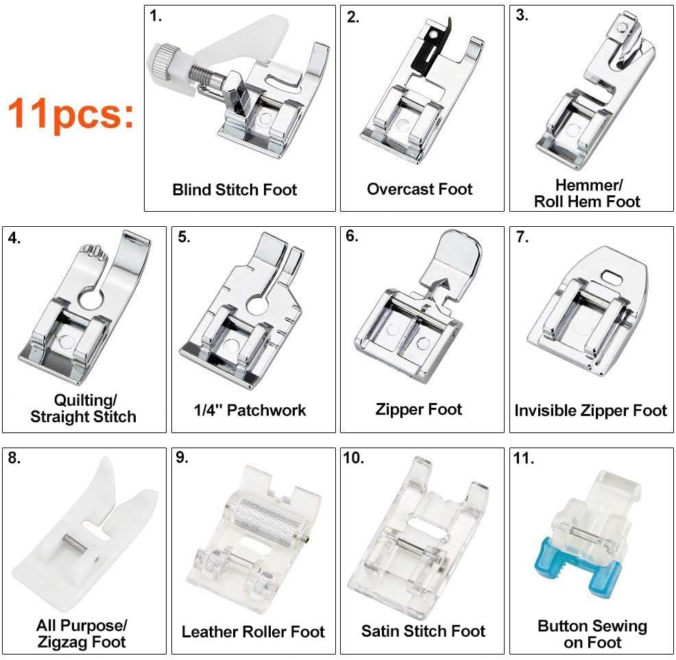 Conjunto de 11 Calcadores - Ki - Textile Sewing Machine avaliação e preço