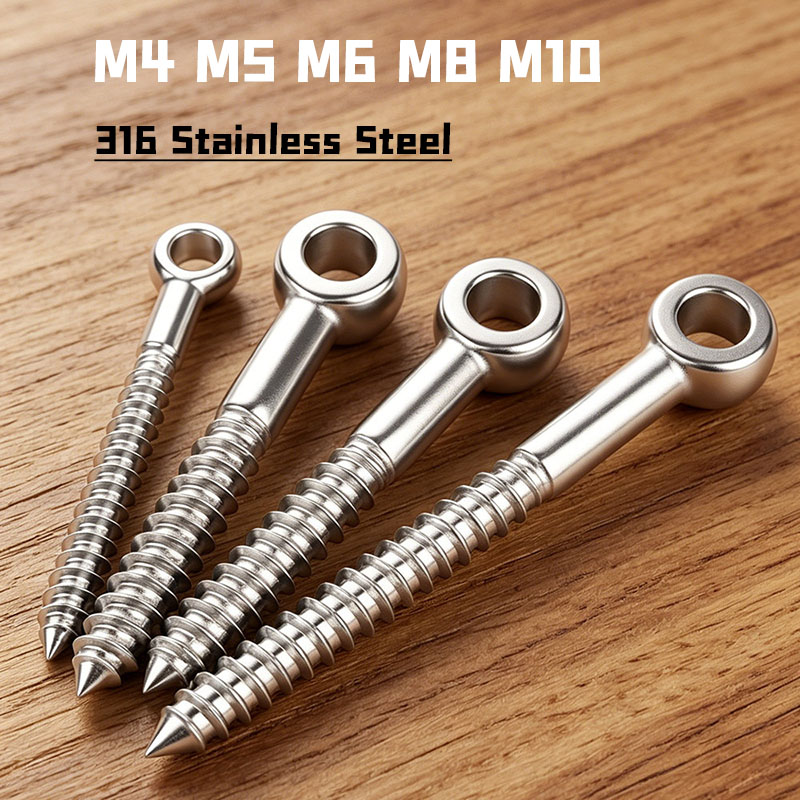 Parafusos de Olhal em Aço Inox - Hook Eye Fastener avaliação e preço