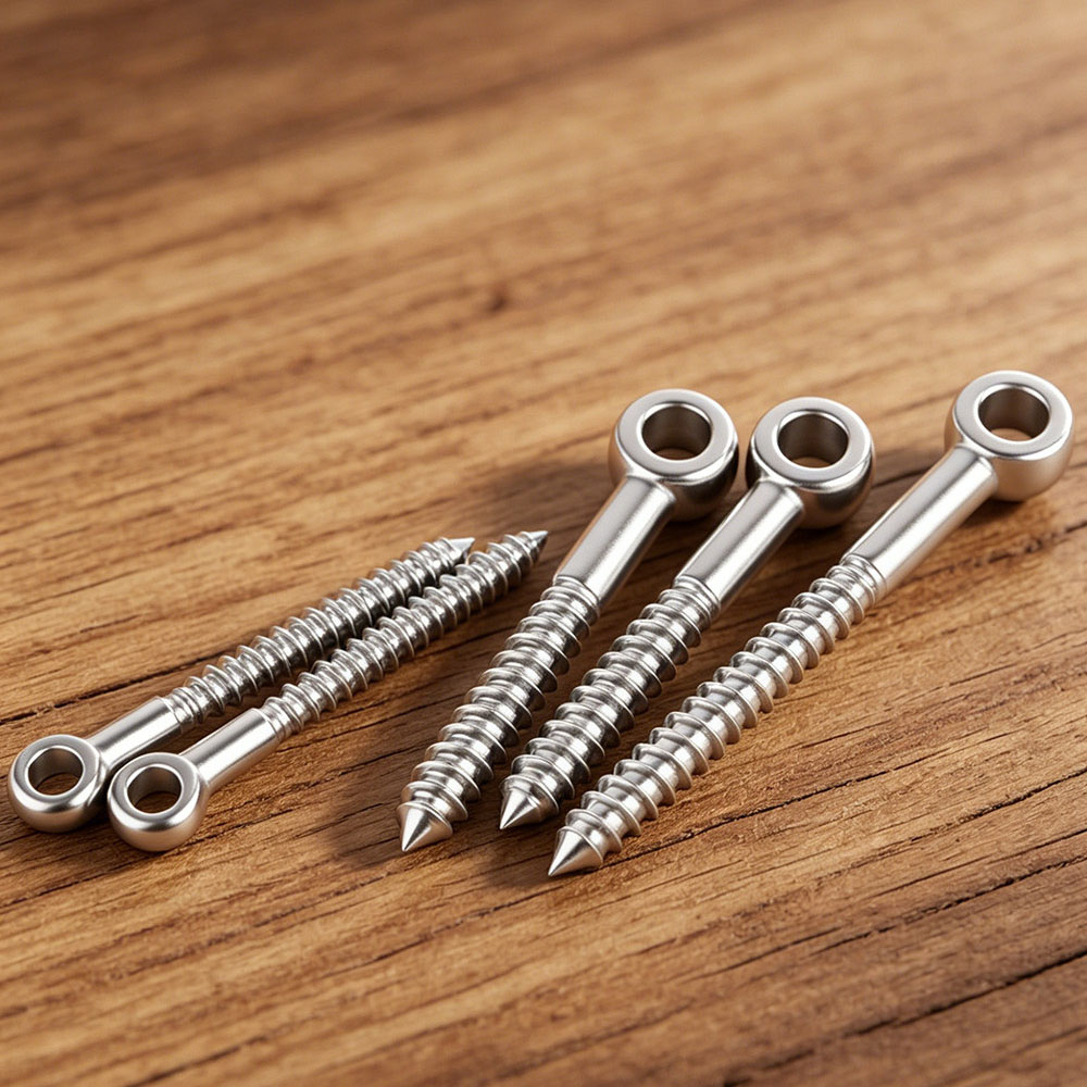 Parafusos de Olhal em Aço Inox - Hook Eye Fastener avaliação e preço