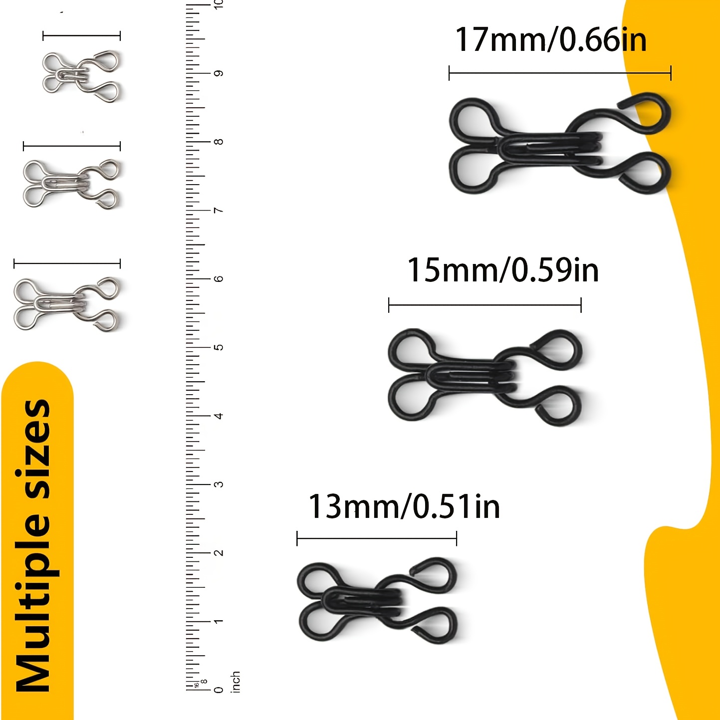 Conjunto de Colares Invisíveis - Hook Eye Fastener avaliação e preço
