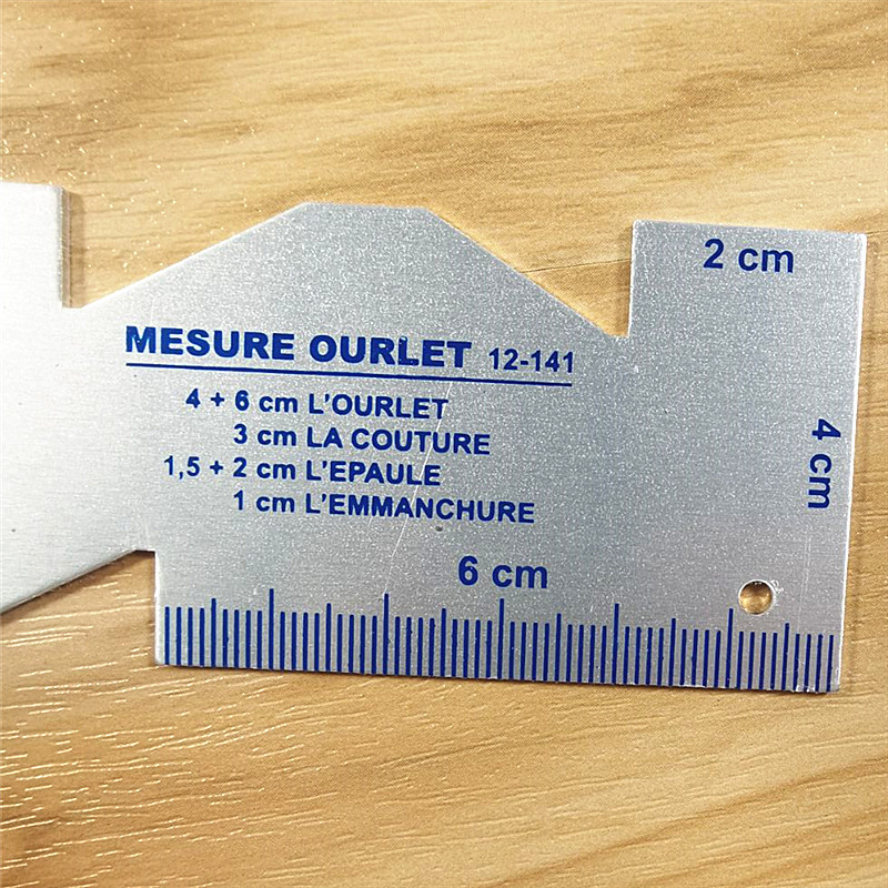 Medidor de medição de costura  - Seam Gauge Metal avaliação e preço