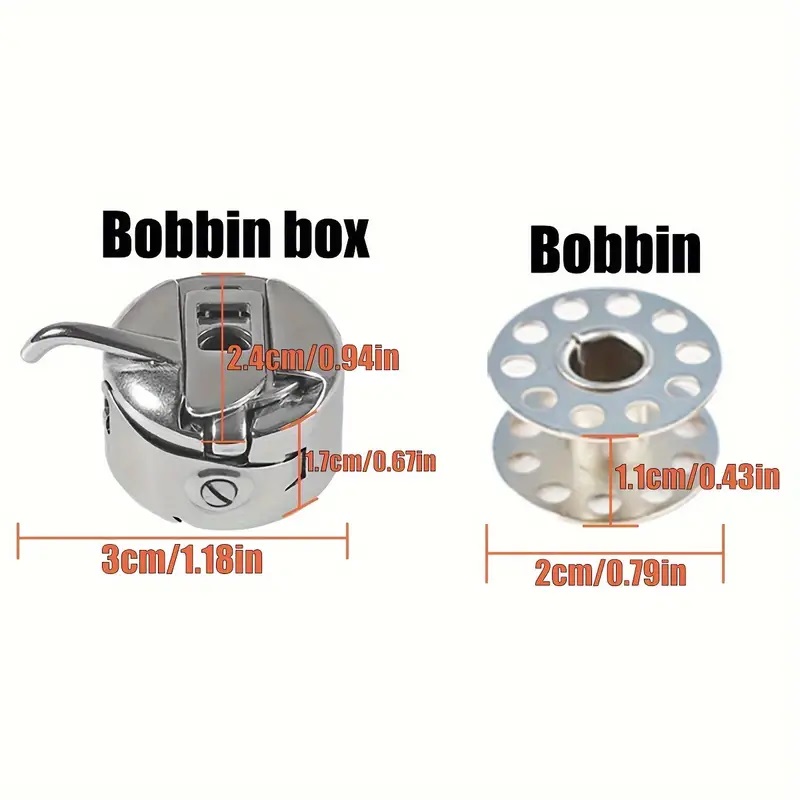 Caixa de bobina e bobinas de m - Sewing Necessities avaliação e preço