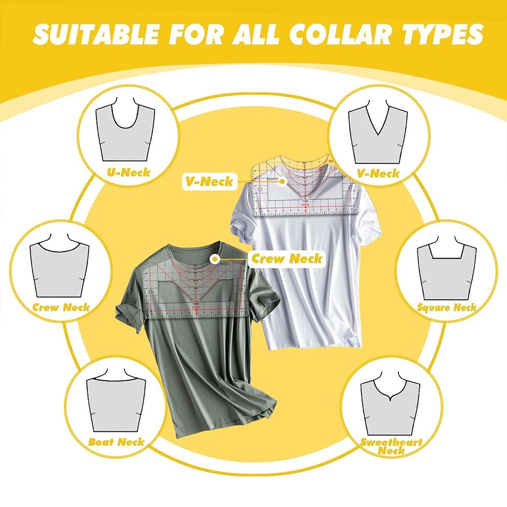 Guia Régua de T-shirt para Ali - Sewing Tt avaliação e preço