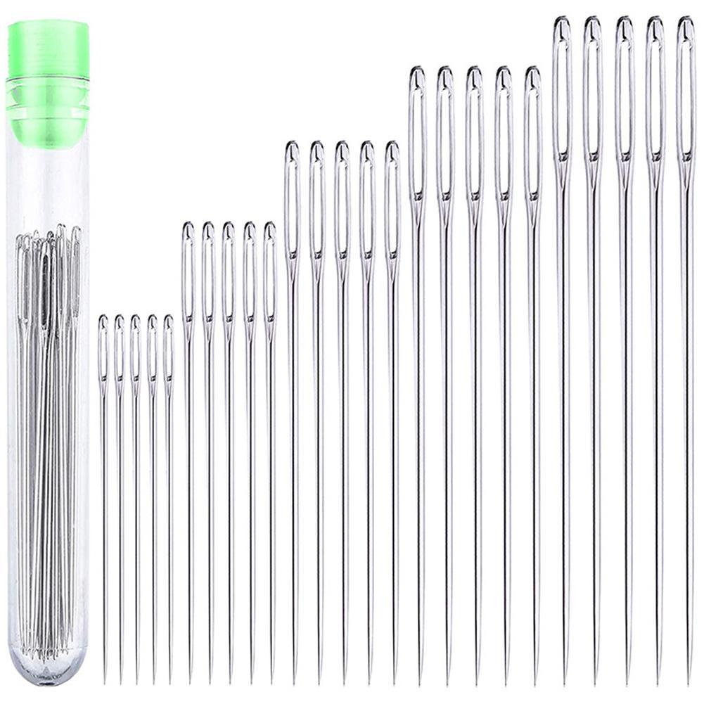 25 pçs grandes agulhas de cost - Sewing Necessities avaliação e preço