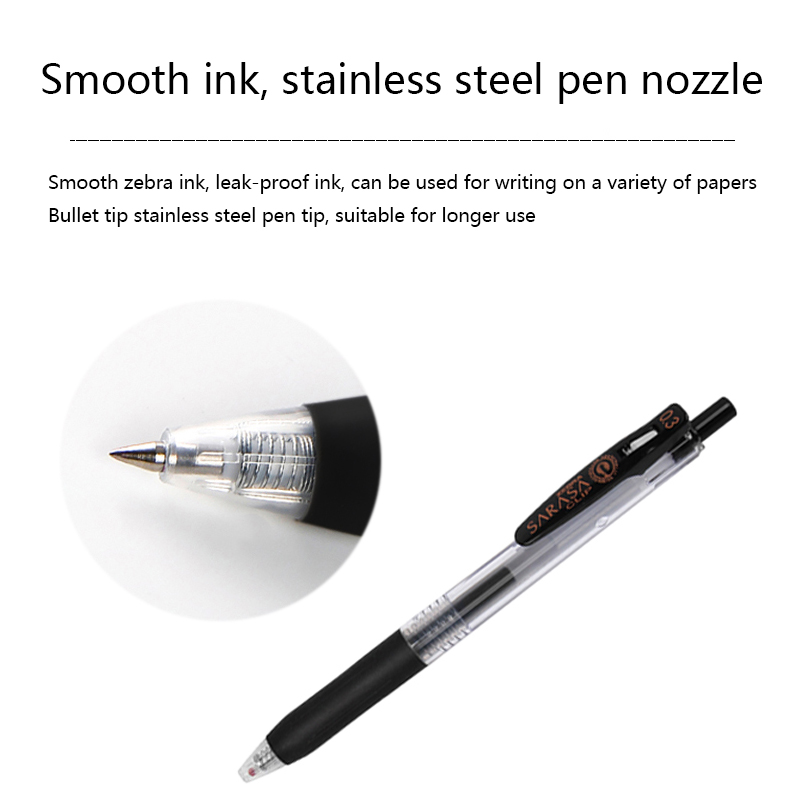 1 pçs zebra sarasa gel caneta  - Zebra Pen Sarasa avaliação e preço