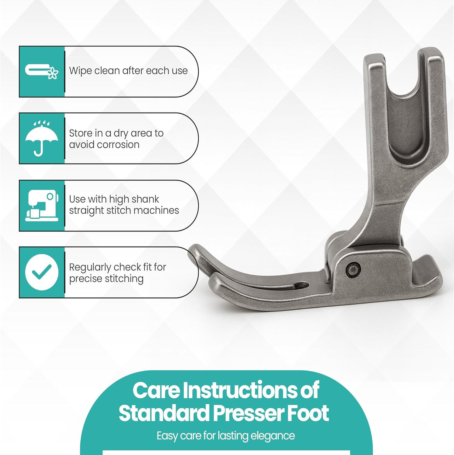 Pé Prensador P351 Padrão para  - Textile Sewing Machine avaliação e preço